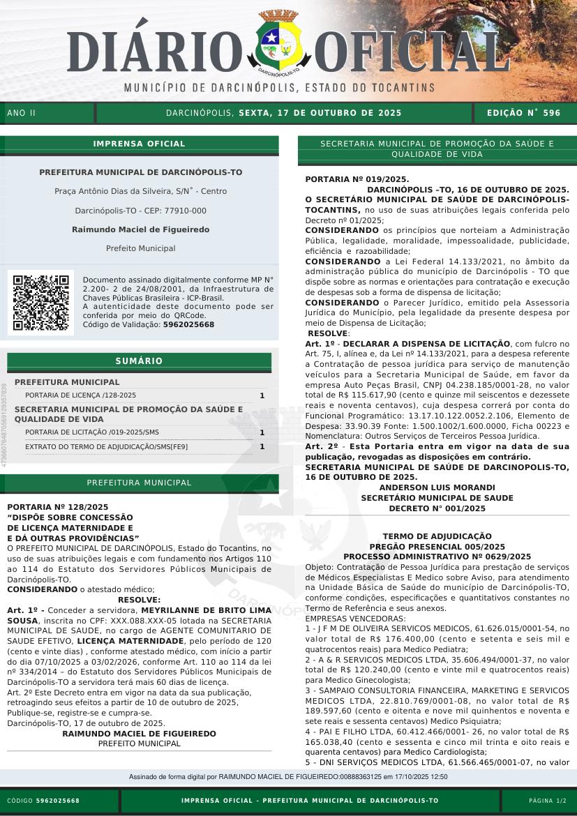 Capa da edição