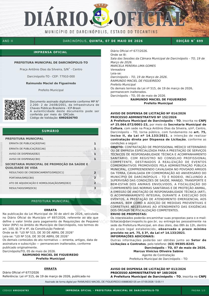 Capa da edição