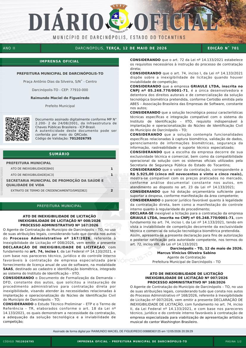 Capa da edição