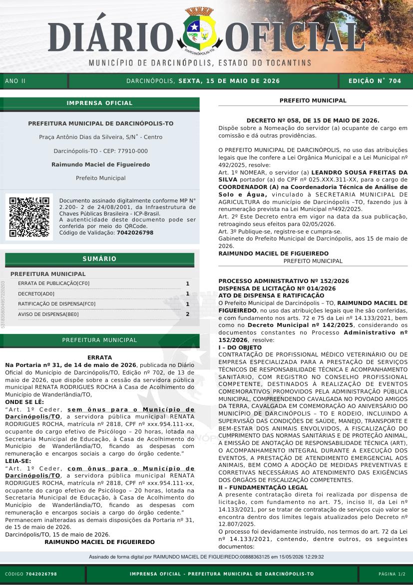 Capa da edição