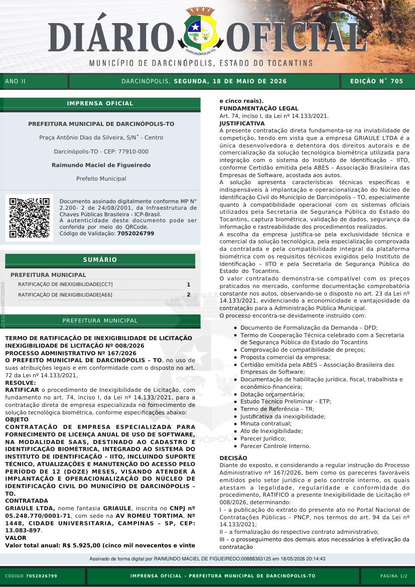 Capa da edição