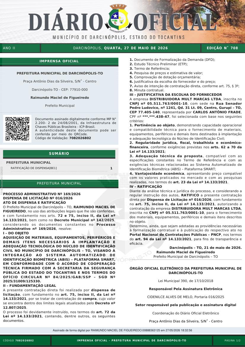 Capa da edição
