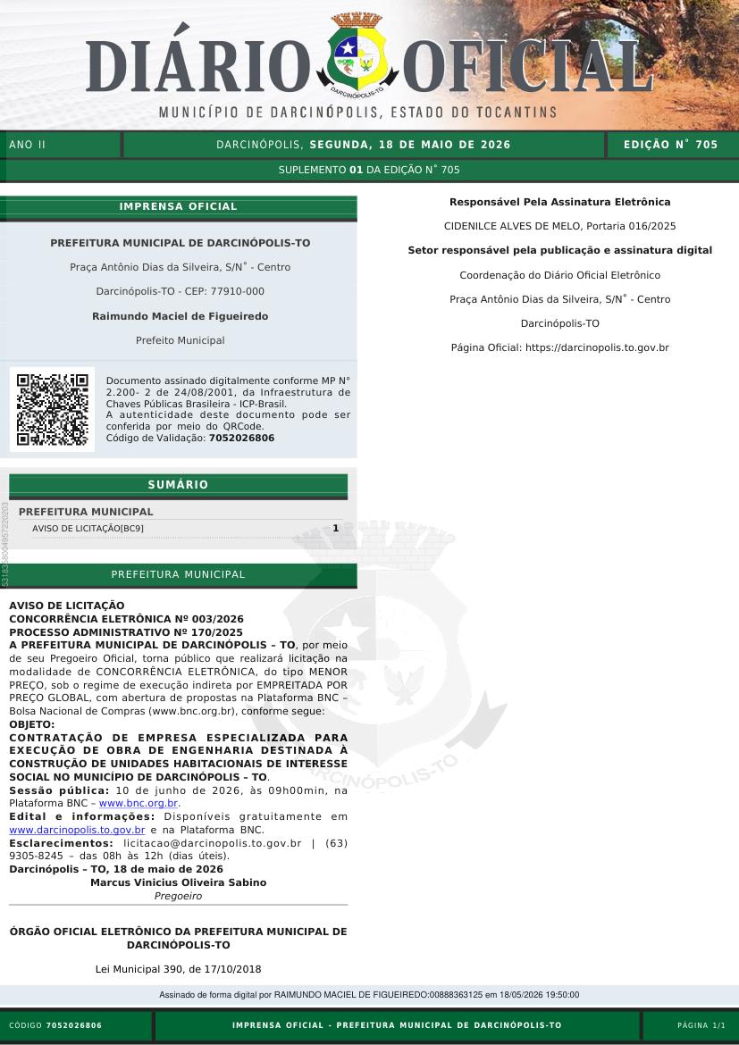 Capa da edição