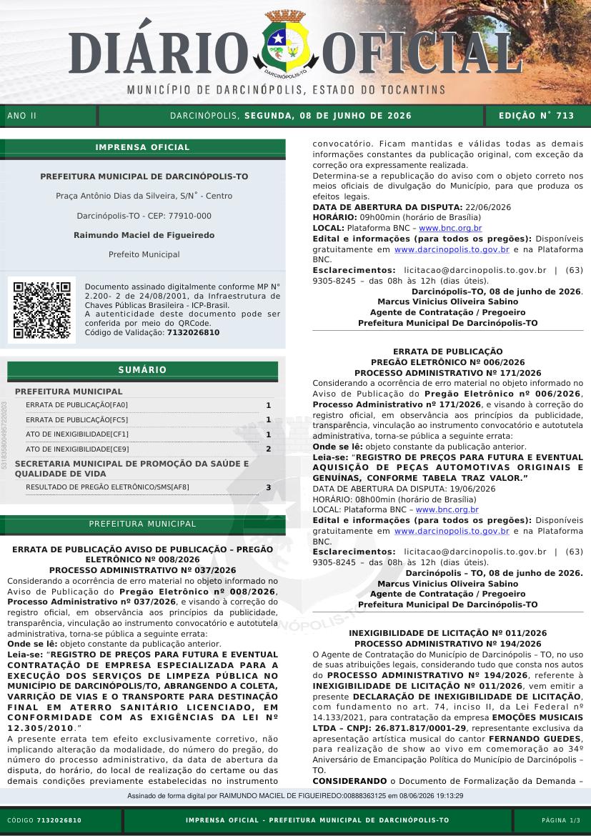 Capa da edição