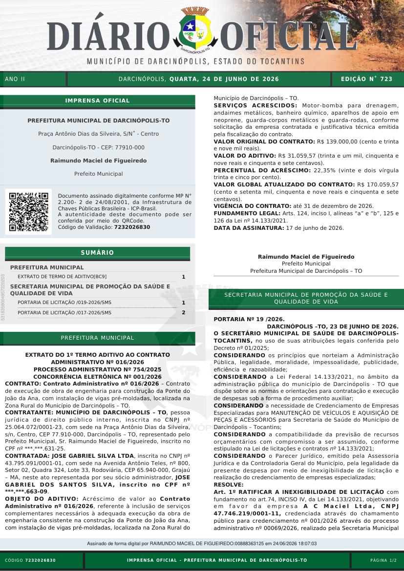 Capa da edição