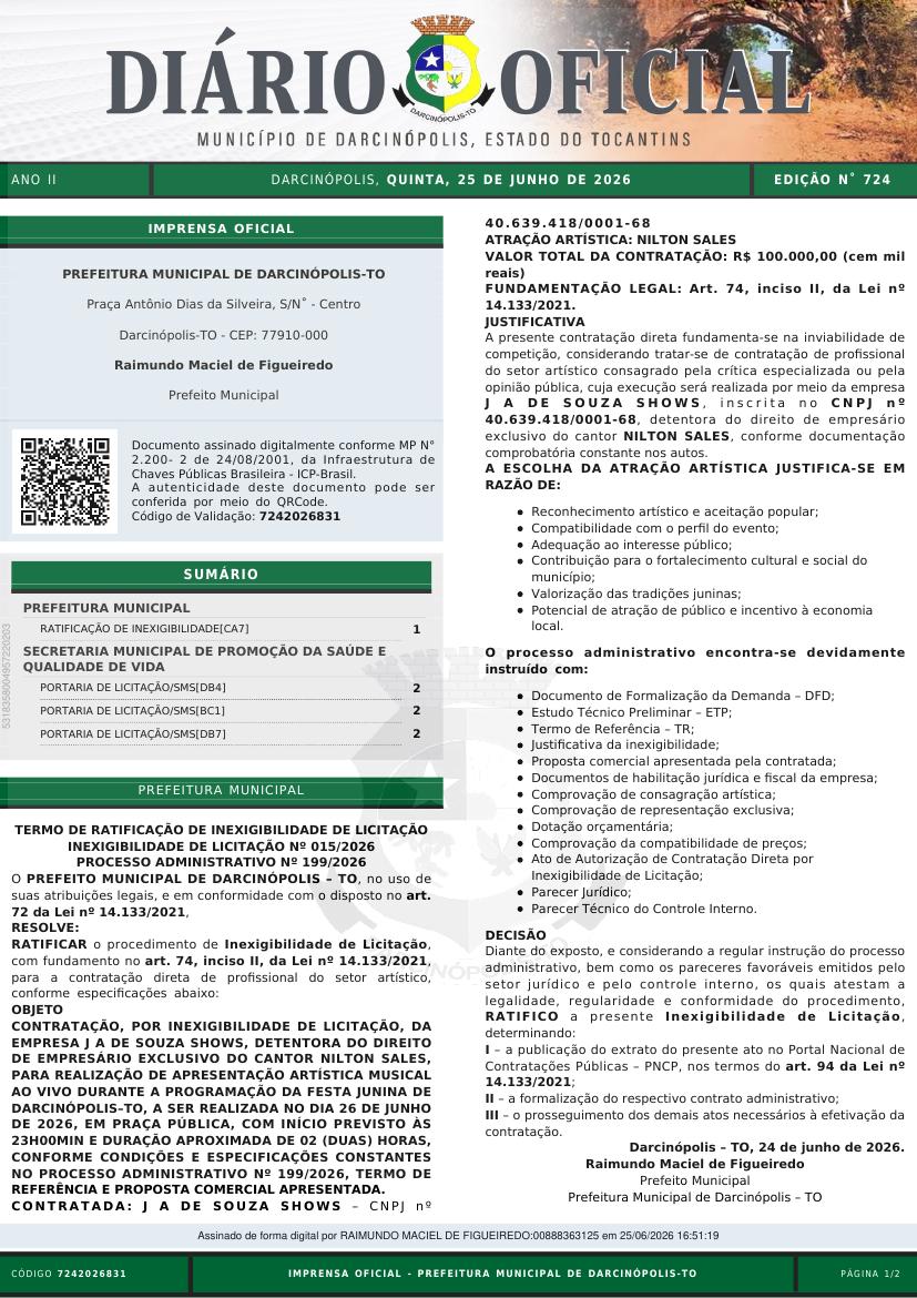 Capa da edição