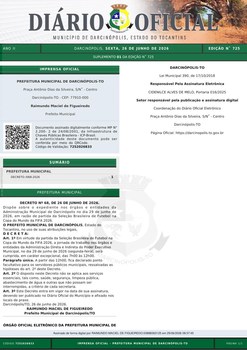 Capa da edição