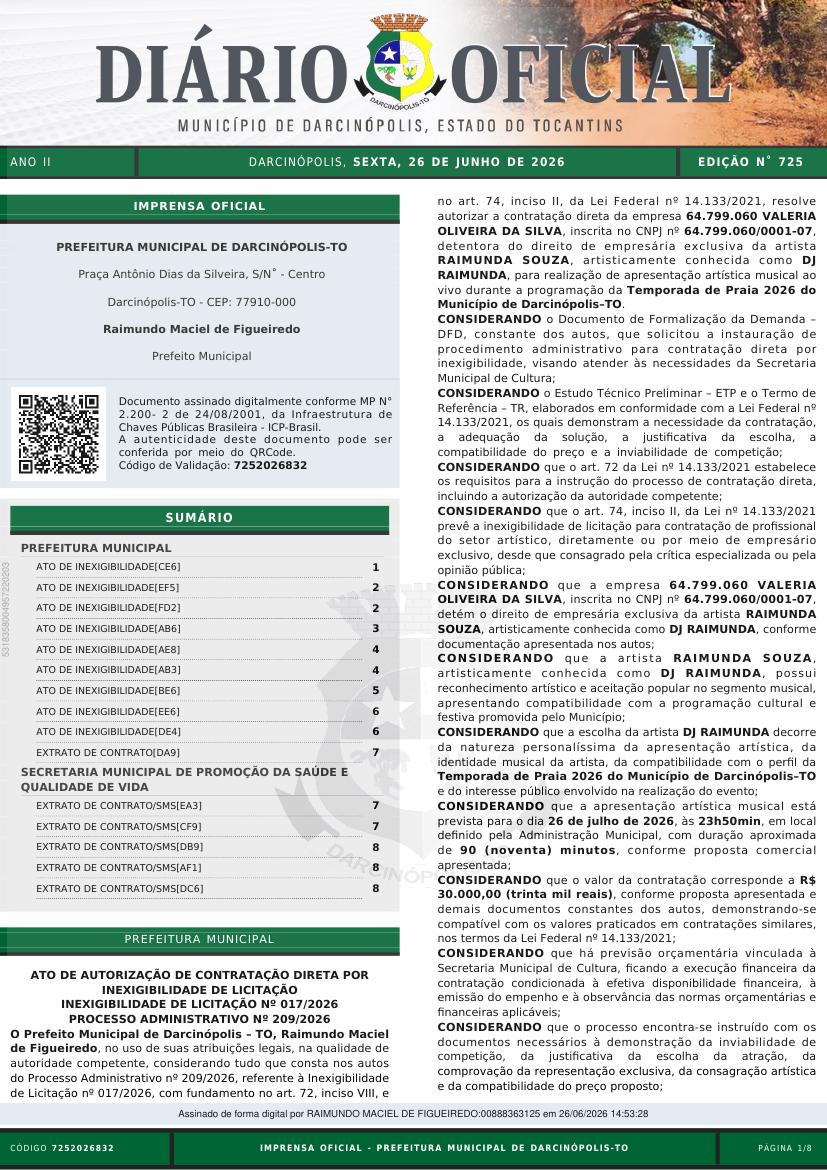 Capa da edição